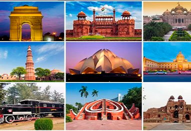 Distance of Famous Tourist Places from Delhi
